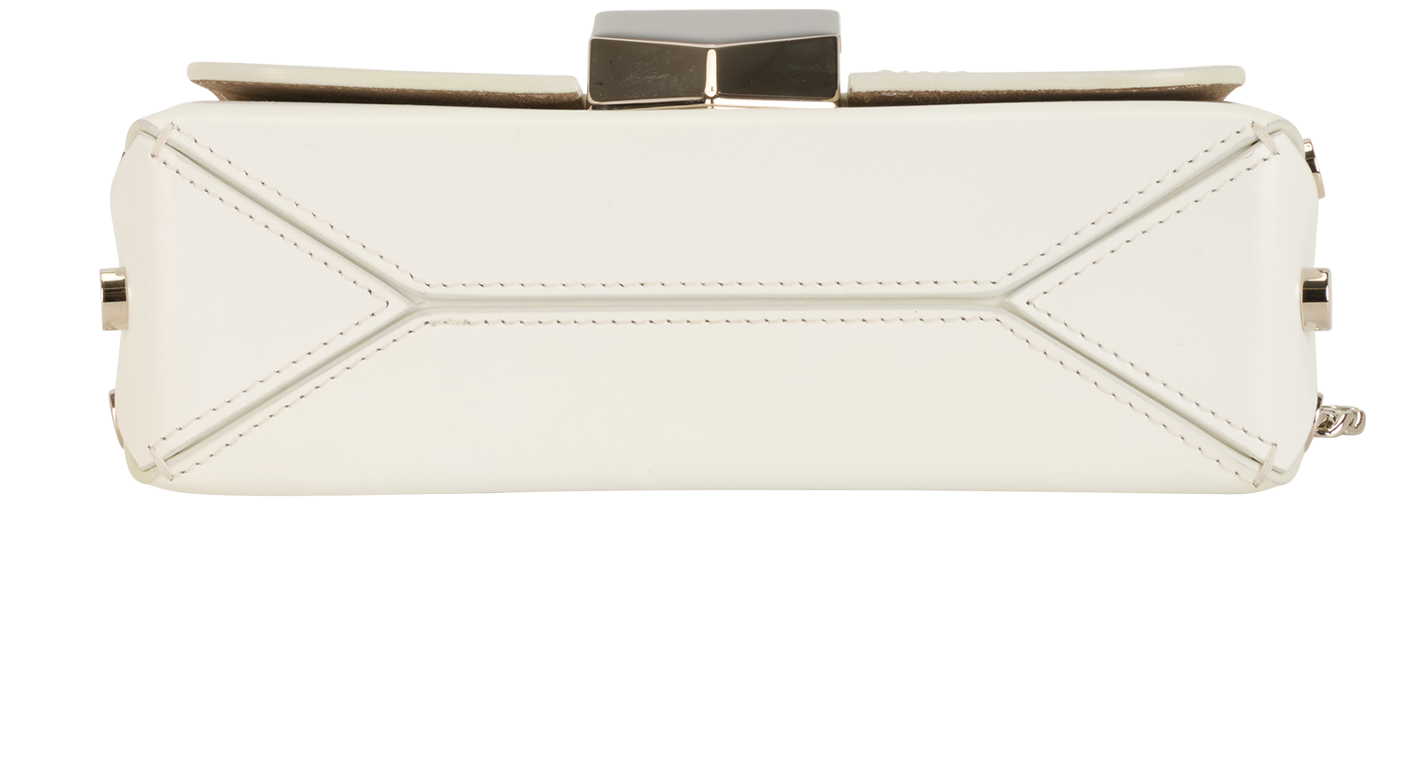 Lockett Petite, &pound;450, Handbags, White, Leather, Top view